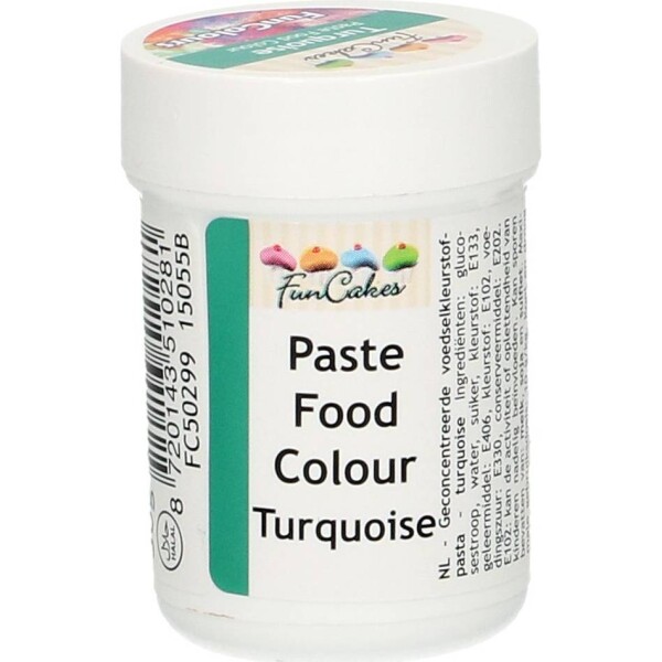 Gélová farba Tyrkysová 30 g - FunCakes - FunCakes