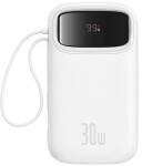 Baseus Powerbank Baseus QPow 2 20000mAh 30W 2xUSB-C (Biely)
