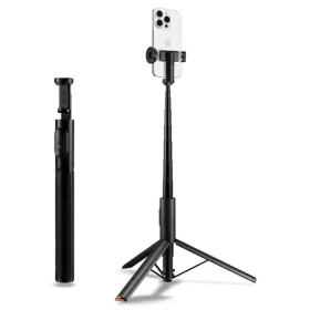 Spigen Tripod Selfie Stick MagSafe Auto-Open čierna (AMP09336)