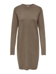 Jacqueline de Yong Dámske šaty JDYMALOU Regular Fit 15328335 Walnut