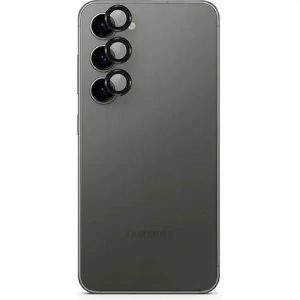 Epico Aluminium Lens Protector - Ochranné sklá šošoviek fotoaparátov pre Samsung Galaxy S25 čierna (91812151300002)