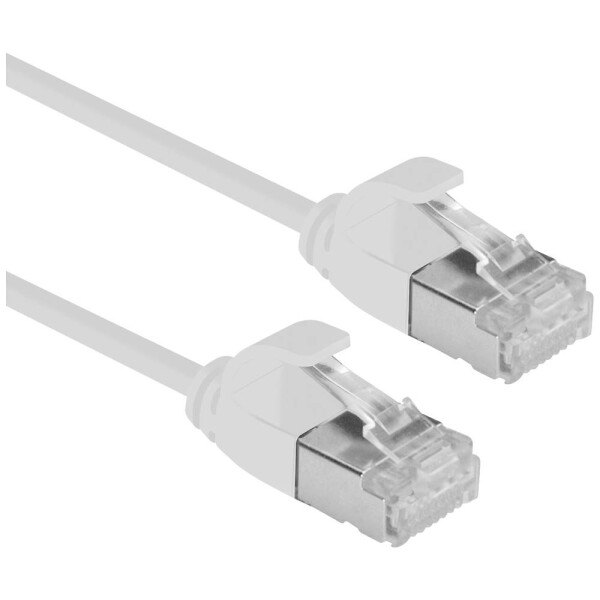 Roline 21.15.3307 RJ45 sieťové káble, prepojovacie káble CAT 6A U/FTP 5.00 m sivá netienený, bez halogénov, samozhášavý 1 ks; 21.15.3307