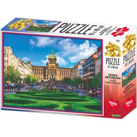 HM Studio 3D Puzzle Praha Národné Múzeum 1000 dielikov