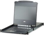 Aten CL-6708MW / 8- Port KVM USB / DVI / OSD / Single Rail rack / 17.3 FHD LCD / touchpad / klávesnica (CL-6708MW)