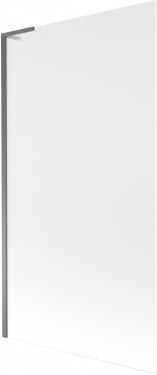 MEXEN/S - Next L vaňová zástena FIX 100 x 150, dekor, grafit metal 895-100-000-03-30-95