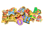 Mamido Sada drevených magnetiek písmená a obrázky 26 kusov