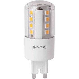 LightMe LM85334 LED En.trieda 2021 E (A - G) G9 pinová objímka 4.8 W = 48 W teplá biela (Ø x d) 19 mm x 56 mm nestmievateľná 1 ks; LM85334