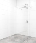 Sprchová zástena Walk-in 90 cm SAT vo farbe profilu chróm SATBWI90ZAV SATBWI90ZAV