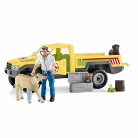 Schleich Farm World 42503 Veterinárne vozidlo na statku