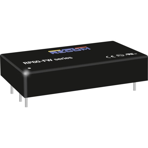 RECOM RPA60-2424SFW/P DC / DC menič napätia 2.5 A 60 W Počet výstupov: 1 x; RPA60-2424SFW/P