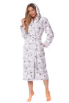 Dlhý dámsky župan 2126 Winter grey - L&L S