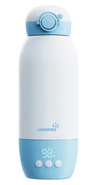 Grownsy T6 / Prenosný ohrievač mlieka / Kapacita 600 ml / Výdrž teploty 24 h / Rozsah 32-50 ° C / USB nabíjanie (T6grownsy)