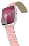 Araree Silicone Link ružovo-khaki / Remienok pre Apple Watch / 42/44/45/49 mm / silikónový (AR70-01907B)