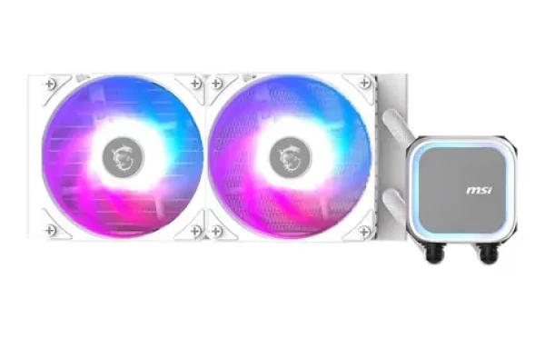 MSI MAG CoreLiquid A13 240 biela / 2x 120mm / 31.1 dB @ 2000 RPM / 62.6 CFM / AMD + Intel (306-7ZWCA21-L80)