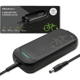 Nabíjačka pre elektrobicykel a kolobežku 36-42V / Nabíjačka / 2A / konektor 5,5 x2, 5 mm / vodeodolná (50333)