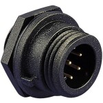 Bulgin PX0412/10P guľatý faston, 1 ks; PX0412/10P