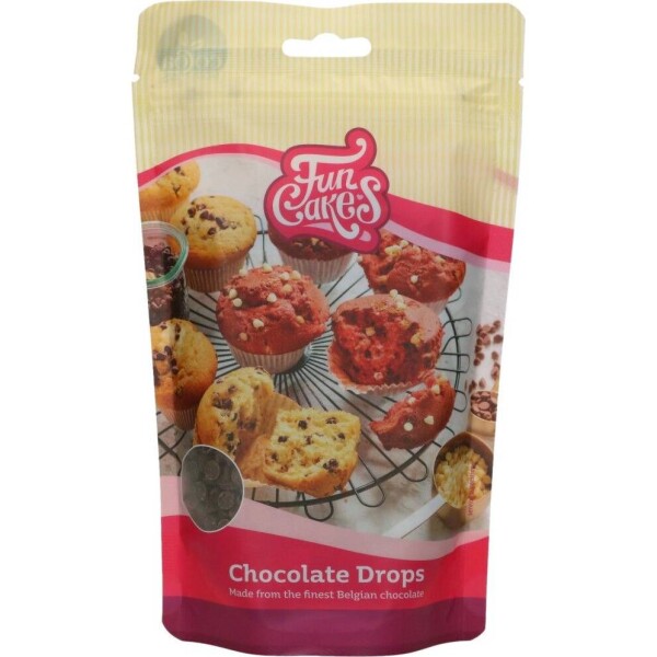 Tmavé čokoládové kúsky, 350 g, 33 % - FunCakes