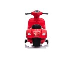 Mamido Detský elektrický skúter Vespa 300 Mini červený