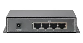 LevelOne FSW-0513 / Switch / 4X FE PoE + / 120 W / kovové prevedenie (FSW-0513)