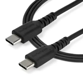 StarTech USB-C na USB-C čierna / Kábel / 1 m / aramidové vlákno / 480 Mbps (RUSB2CC1MB)