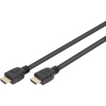 Digitus HDMI prepojovací kábel Zástrčka HDMI-A, Zástrčka HDMI-A 5.00 m čierna AK-330124-050-S 8K UHD, pozlátené kontakty, tienenie pletivom, kompletné; AK-330124-050-S