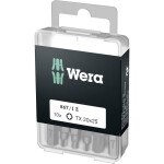 Wera 867/1 Z DIY SiS, 05072408001 bit Torx T 20, nástrojová ocel, legované, vysoko pevné, D 6.3, 10 ks; 05072408001
