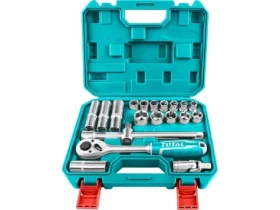 TOTAL-TOOLS Industrial Hlavica nástrčná sada 20ks / 1.2" / CR-V(50BV30) / tepelne tvrdené (THT121201)