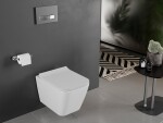 MEXEN - Cube Závesná WC misa vrátane sedátka s slow-slim, duroplast, biela 30924000