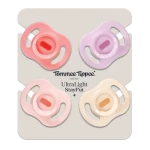 Tommee Tippee Silikónový Cumlík Ultra-light 0-6m, 4 ks, GIRL (433613)