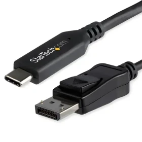 StarTech USB-C na DisplayPort čierna / Adaptér / 8K 60Hz / HBR3 / 1,8 m (CDP2DP146B)