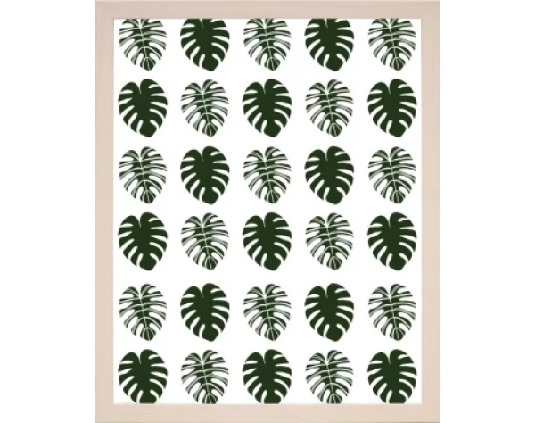 Zarámovaný obraz Súprava listov, 24x30 cm%