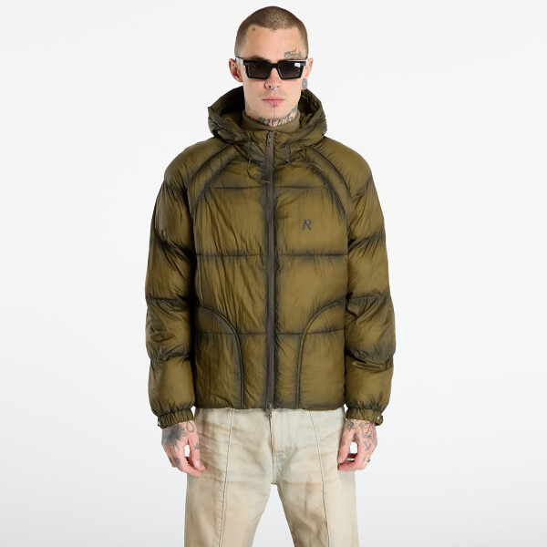 Bunda REPRESENT Translucent Hooded Puffer Dark Olive XL