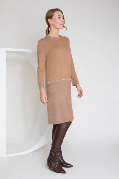 Deni Cler Milano Dress T-Dc-328D-0S-20-19-1 Brown 36