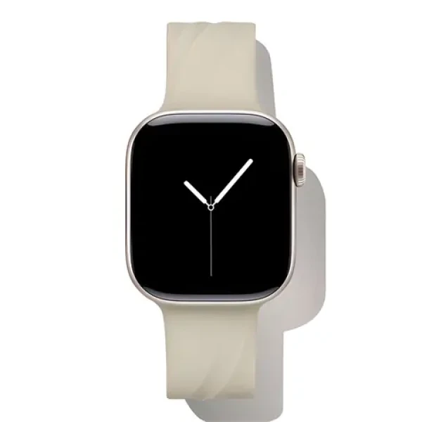 Ideal Soft Swirl 38/40/41/42 S/M Cloud Dancer / Silikónový remienok / pre Apple Watch / 20 mm (IDSSWB-3842-SM-608)