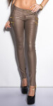 Sexi KouCla skinny nohavice so zipsami black XL