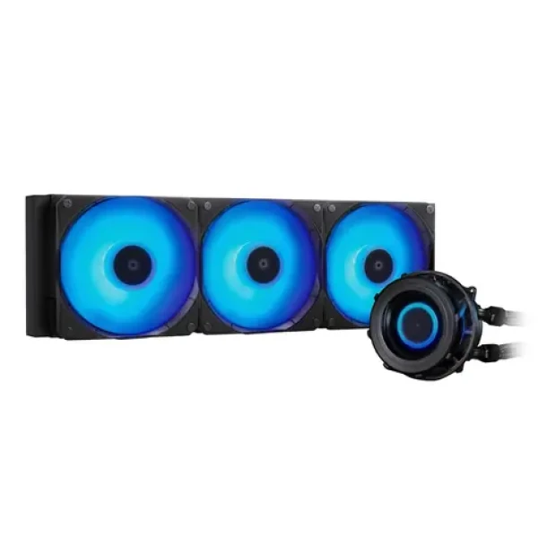 Chieftec CLC- 360-VRM-RGB čierna / Vodné chladenie CPU / 360 mm / 3x 120 mm / ARGB / VRM ventilátor / AMD + Intel (CLC-360-VRM-RGB)