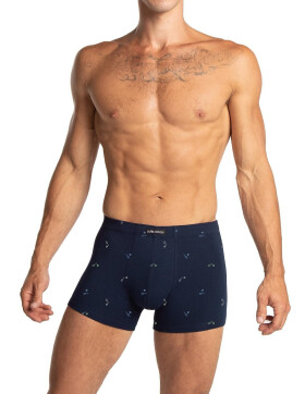 Lama boxerky M-1074 SZ A'2 M-2XL černo-zelená L