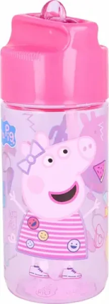 STOR Fľaša na pitie Tritan Prasiatko Peppa 430 ml (152663)