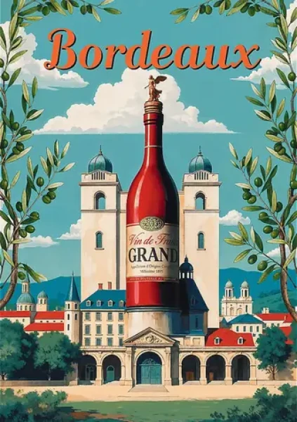 Trefl Puzzle Premium PLUS Vintage Posters: Bordeaux, Francúzsko