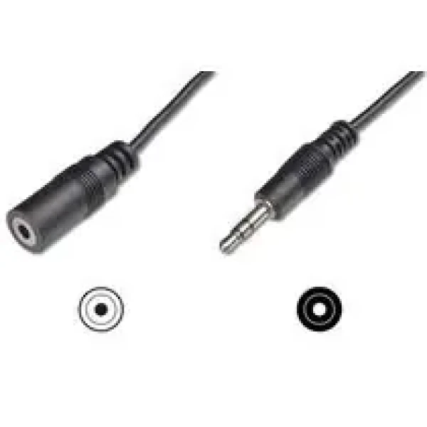 Digitus audio kábel JACK-JACK predlžovací 3M (AK 203 2,5M)