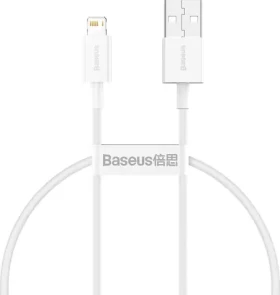 Baseus CALYS-02 Kábel USB-A (M) - Lightning (M) 0.25 m biela (CALYS-02)