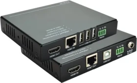 VivoLink HDBaseT KVM Extender / Bi-directional IR RS232 a CEC / PSU / 3x USB 2.0 / HDMI 1.4 / HDCP2.2 (VL120021)