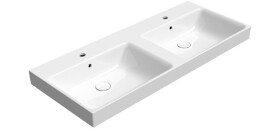 GSI - NUBES keramické dvojumývadlo 120x50cm, biela ExtraGlaze 9625111