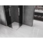 MEXEN/S - Velar Duo sprchovací kút, posuvné dvere 90 x 90, grafit, chróm 871-090-090-42-01