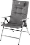 Coleman 5 Position Padded Aluminium Šedá židle