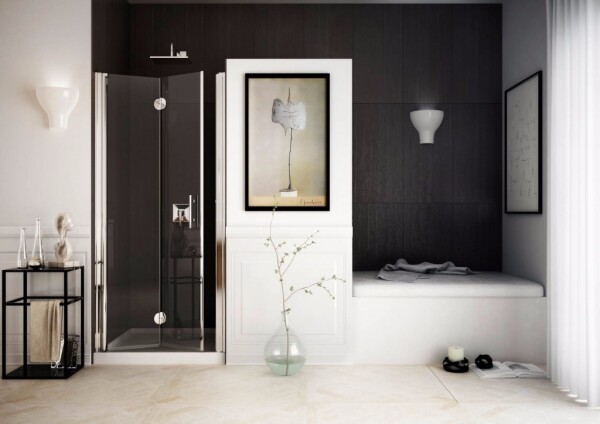 FORTE - Sprchové dvere SPACE - Rozmer A - 70, Smer zatvárania - Pravé (DX) BQSP502DXC