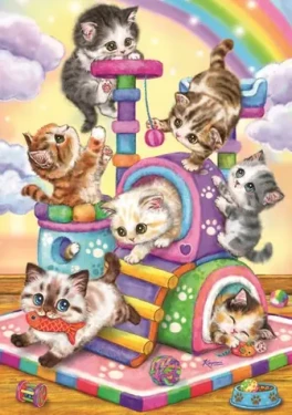 Ravensburger Puzzle: Hravé mačiatka