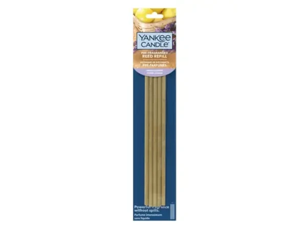 Yankee Candle Lemon Lavender Náhradné Vonné tyčinky Pre-Fragraced (5038581064437)