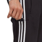 Nohavice adidas Essentials Single Jersey Tapered Open Hem 3-Stripes IC0044