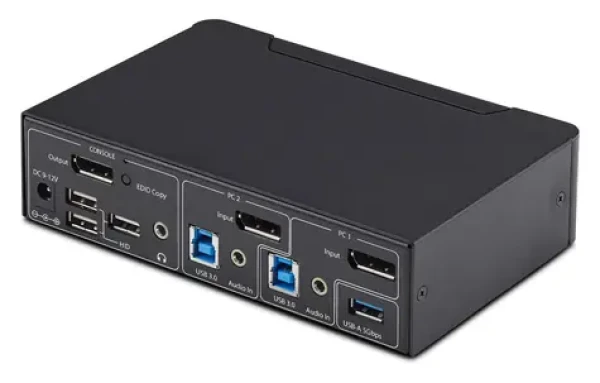 StarTech 2-portový DisplayPort / KVM prepínač / 4K 60Hz / USB 3.0 / EDID Management (P2AD122-KVM-SWITCH)